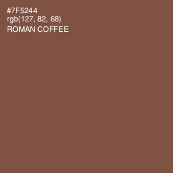 #7F5244 - Roman Coffee Color Image